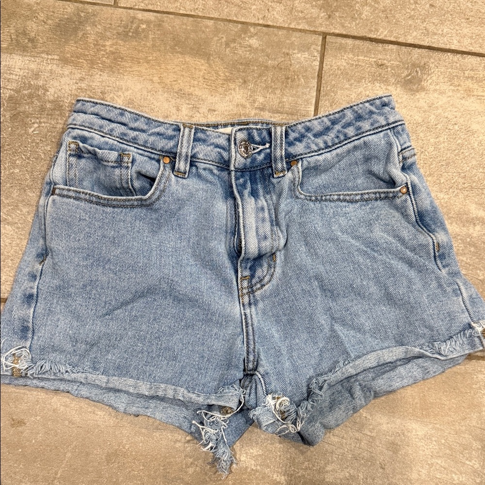 PacSun Mom Shorts Light Blue Jean Shorts